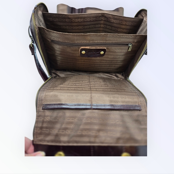 Cobbler Legend Brown Leather Bag Crossbody Satchel Organizer Purse - Picture 7 of 16